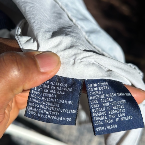 Tommy Hilfiger Vintage 90’s Windbreaker Logo Long Sleeve Jacket - Picture 8 of 14